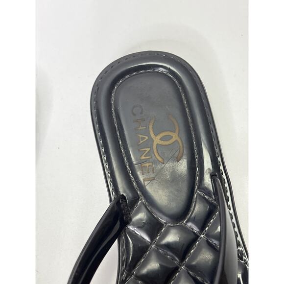 Authentic Chanel Flower Camellia Sandals 37 - Picture 3 of 6